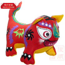 Cloth Tiger Town Residence Tigers Tigers Hand Sewn Featured Craft Cloth Art Pendulum Pieces Home Accessories