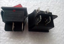 Boat switch KCD4 switch with lamp 4-foot switch Copper sheet silver contact