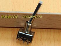 PFD-1AFSP flying Skyway model stitch three-footed single-way two-gear long flat handle M6 small button switch Deliway