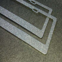 Show off flash Diamond license plate holder crystal diamond-studded license plate frame does not rust