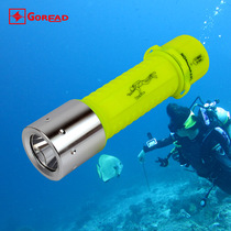 Y47 diving flashlight T6 waterproof long-range 18650 charging outdoor glare LED bicycle light 1000 lumens