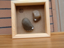 Tanabata love gifts go together to the old stone fun tribe original hand-painted stone painting birthday Valentines Day