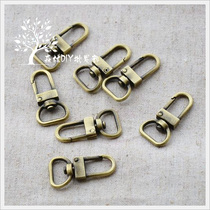 Forest wholesale)Tail 12 15mm Qinggu sweep dog buckle Lobster buckle anti-fall off spring buckle door buckle 50