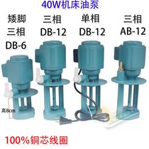 AB DB-12 type 40w machine tool oil pump three-phase electric pump cooling pump Pumping pump Welding machine circulating water pump