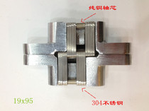 Folding door hinge cross hinge hinge hinge hidden hinge hidden hinge 19x95