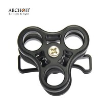 Austrian pupil ARCHON Z11 three-hole butterfly clip clamp clip lamp arm clip lamp arm ball clip diving equipment