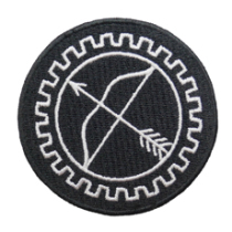 WHAMPOA High Density Computer-embroidered Velcro WHAMPOA and ARMD Logo Military Fan Armband