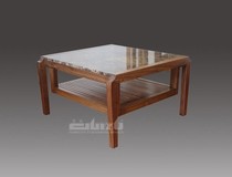 Noble audio rack (cabinet) second floor North American black walnut wood marble noodle coffee table