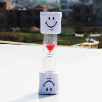 Creative Time Smiley Face Hourglass 1 2 3 5 10 min Childrens Toothbrushing Timer Plastic Gifts