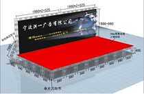 Activity truss rental stage truss rental meeting layout New Year's Eve party stage construction and production of aluminum truss