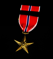 American Metal Badge American Bronze Star Medal American Medal Pure Copper