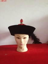 Qing Dynasty official hat Qing Dynasty cool hat eunuch hat drama costume performance props