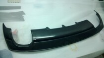Suitable for 13 years of new Audi A4L rear lip A4L carbon fiber rear chin surround spoiler pure carbon fiber]