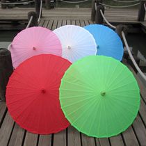 A road craft umbrella Silk cloth umbrella Oil paper umbrella Performance photography Wedding umbrella Dancing umbrella Cheongsam catwalk decoration