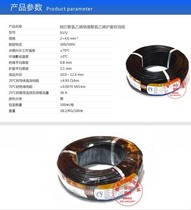 Guangzhou Huanshi Zhujiang national standard RVV2X4 square flame retardant copper core two-core sheath cable socket power cord