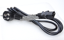 Original imported computer host display power cord port three-hole product suffix line rice pot line