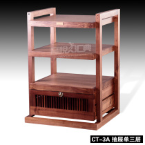 Yinyue Huidian CT-3A Drawer Single Layer Solid Wood Rack Audio Frame Equipment Frame Power Amplifier
