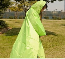 Outdoor travel Fashion light three-in-one outdoor riding raincoat can be made to mat cool shed Rain-proof climbing rain cape