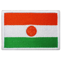 Niger flag armband cloth stickers embroidery label stickers Velcro custom embroidery