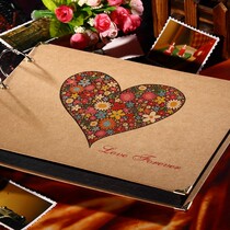 (Floral Heart) DIY Stickup Album Growth Commemorative Handmade Album Send 102 Corner Sticker