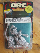 The wheat is also recorded in the war hammer. The ancient green leather out of print metal barbarian ORC command group 3