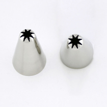 Wind and Rili DIY baking tool MY57132 Flower Mouth (round opening 8 teeth curved) Mold