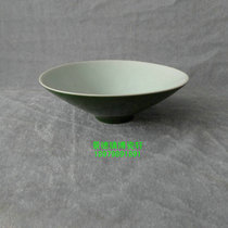 Jingdezhen antique factory goods porcelain high temperature color glaze (military green glaze) 5 5 5 inch Doujia Bowl
