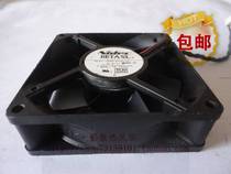 Original Nidec 8025 D08A-24TS2 24V 0 23A two-wire 8cm double ball chassis cooling fan
