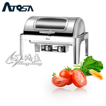 Brand ATQSA Luxury Boufi Oven Stainless Steel Buffet Stove With Brake Visual Full Flip Can Live