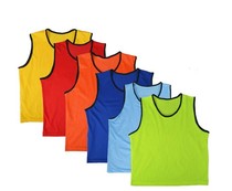 Childrens and adult football mesh confrontation vest team vest multi-color optional