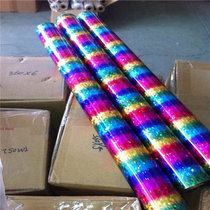 Colorful laser glass broken electrochemical aluminum hot stamping paper for various plastic paper wine box coupons etc.