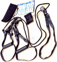 Pull rope hanging training belt portable pulley tension device fitness mens sports products