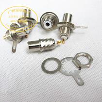 High-grade all-copper wiring type RCA seat-type all-copper lotus seat