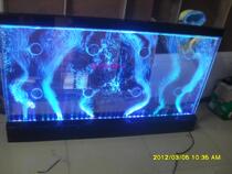 Bubble wall water dance screen Bubble screen Aquarium acrylic screen Water column lamp Feng shui screen