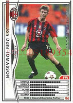 WCCF PANINI White Card 04-05 Denmark AC Milan Spot 160 224 Thomason