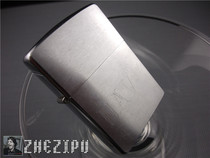zippo 1992 chrome-plated wire drawing light plate secondhand original dress