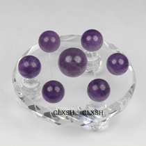 Natural amethyst seven-star array ornaments Amethyst ball ornaments puzzle to help promote love