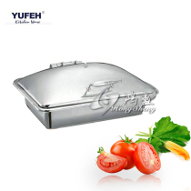 Brand YUFEH buffet stove Rectangular luxury hydraulic stainless steel dining stove Buffy stove Suitable for induction cooker