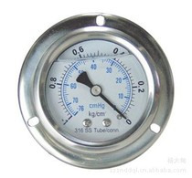 Shock-resistant oil-filled vacuum pressure gauge Stainless steel hydraulic vacuum gauge-76cmHg-30inHg -0 1MPa