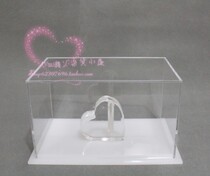 Horizontal model dust box display box transparent acrylic jewelry crystal transparent collectible box display box customized