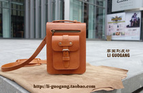 Japanese style bag professional handmade leather pure cowhide satchel hand bag shoulder backpack leather custom