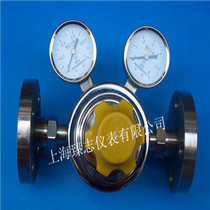 YQA-20F pipeline type ammonia pressure reducing valve flange type pressure reducing pressure gauge Shanghai pressure reducer factory