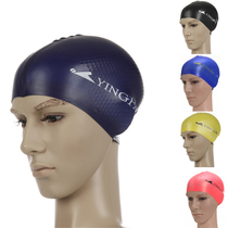 Yingfa silicone swimming cap for men and women waterproof long hair swimming cap multi-color inner particles non-slip breathable