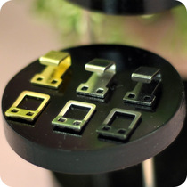 Handmade DIY Eva Clothes Back With Pants bag Buckle Copper Collar Hook Metal Pants Hook Mouth Character Square Button 3mm Rivet Mate 8mm