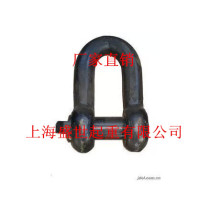Straight type shackle) Lifting shackle) U-type buckle) D-shaped shackle) black heavy link buckle 1t3T-50 tons