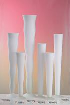 Floor White Glass Vase Green Orange Living-room Pendulum Hotel Lobby Villa Soft Assembly Accessories Modern Brief