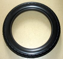 Electric car free inflation microporous solid elastic tire 14X2 125 (suitable for card slot 30-35mm)