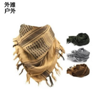 Thickened outdoor Arabic magic square towel net towel scarf Special forces free change hijab shawl solid color