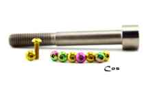 Cos Ti M3X6X8X10 semi-circle head disc brake handle oil cylinder cover hoep avid shimano