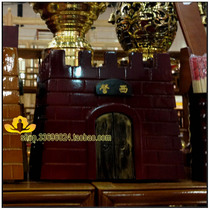 Ju Buddha Pavilion Taiwan Taoist instruments five battalion generals five-color flag with five battalion ancient style five battalion frame Red